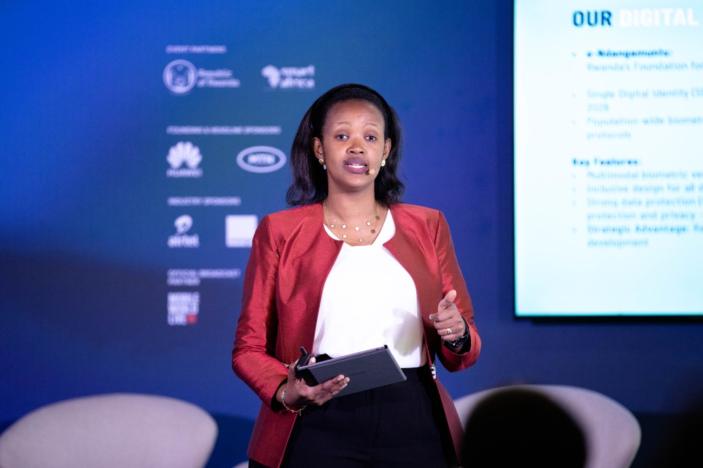 Josephine Mukesha, Director General of Rwanda’s National Identification Agency, discusses the country’s upcoming digital ID system, which uses biometric data to ensure inclusive and accurate identification for citizens, residents, refugees, and stateless individuals. PHOTOS BY DAN GATSINZI.