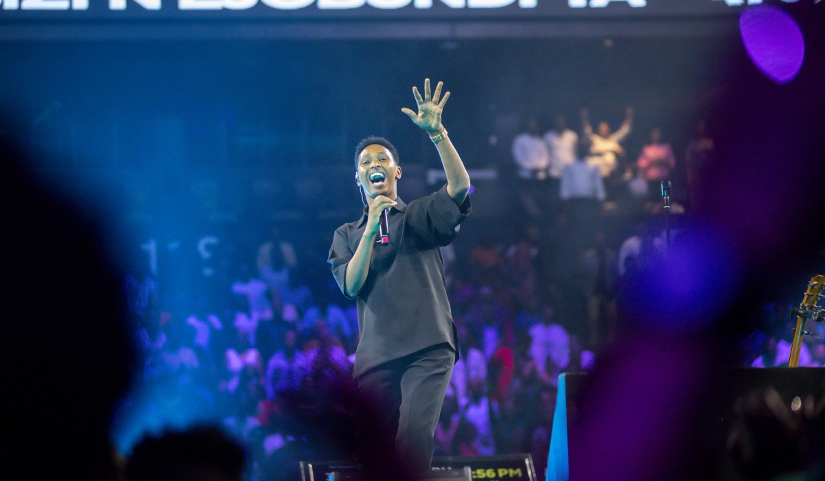 Israel Mbonyi on Wednesday, released his new song , one of the song on the album made its debut at a launch show held on Sunday, October 5, at the Intare Conference Arena in Rusororo.