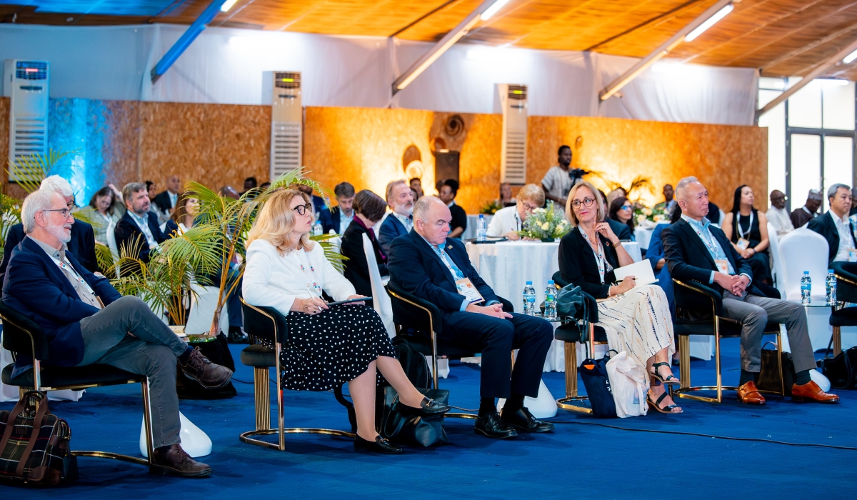 Delegates follow a panel discussion as University of Rwanda (UR) hosted the 2025 International Association of Universities (IAU) conference on Wednesday, October 22. Photos by Craish Bahizi