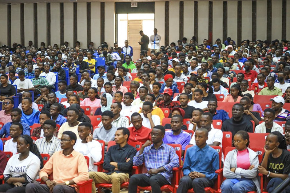Students at the University of Rwanda Huye Campus. Courtesy