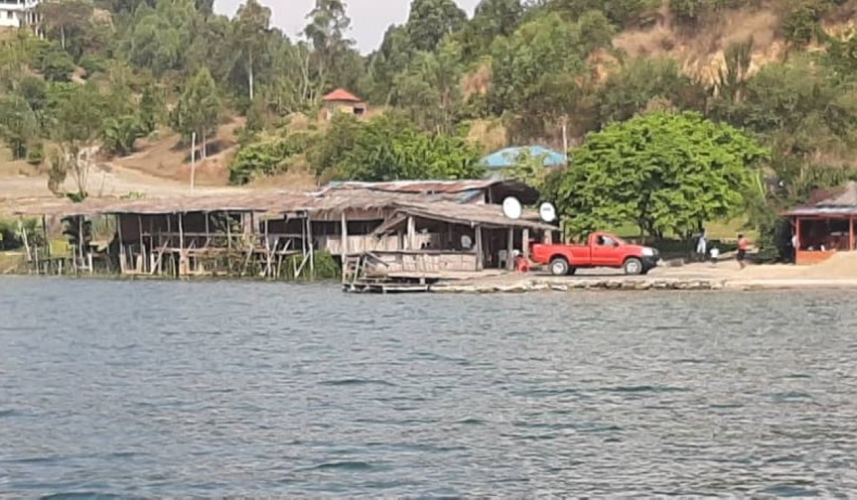 A view of businesses encroaching on buffer zones along water bodies, which were suspended by REMA in 2020. File