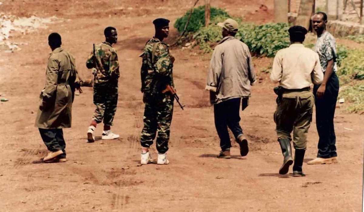Rwanda Patriotic Army fighters during the Liberation War in Rwanda in 1990s. Courtesy