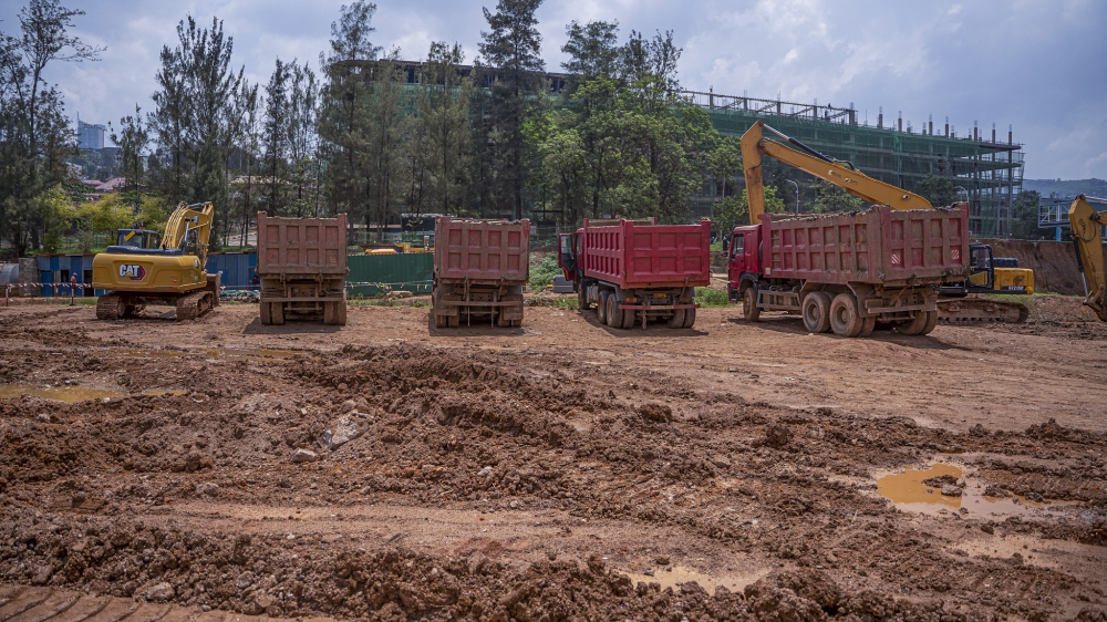 The rehabilitation works are being carried out by Real Constructors, a local construction company. The project started in 2021 with designs, while construction works began in March 2024. Photo by Kellya Keza