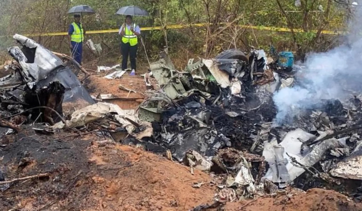 Bad weather may have caused the crash, an official says. REUTERS