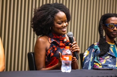 Sherrie Silver speaks to journalists ahead of her event dubbed &#039;The Silver Gala&#039; that will take place on November 1. Photo by Olivier Mugwiza