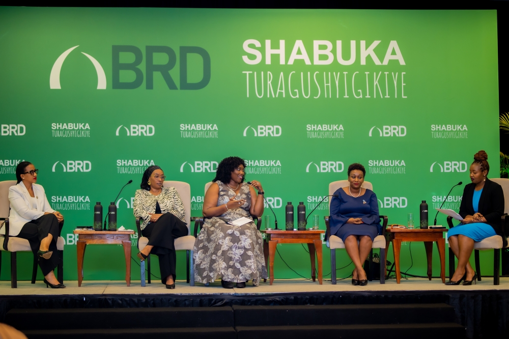 Panelists engage in a discussion at the launch