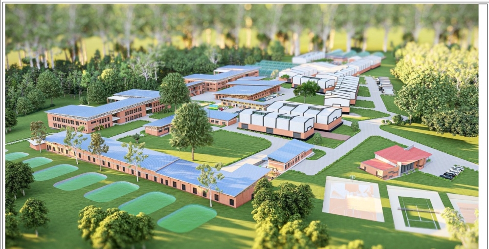 A view of an artist&#039;s impression of the upcoming  agricultural  TVET Centre of Excellence that will be at Gitwe in Ngoma District.