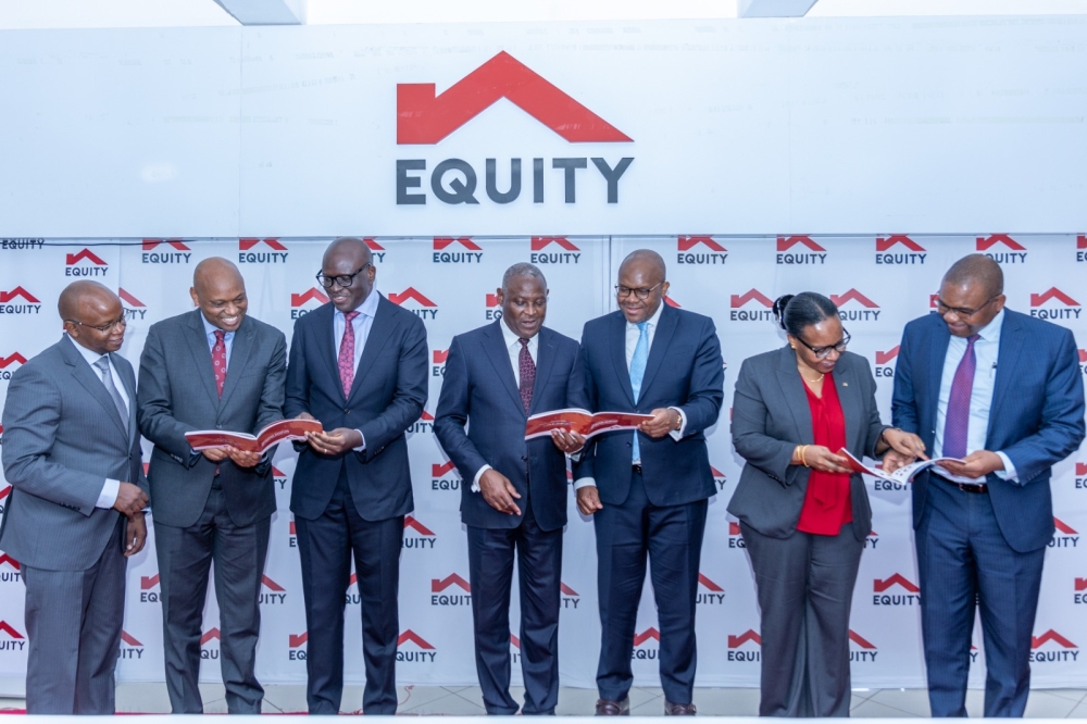 Equity Group Holdings Plc officials pose for a photo. The Group has announced its Q3 2025 results, showcasing a robust performance driven by strategic transformation and resilience. Courtesy