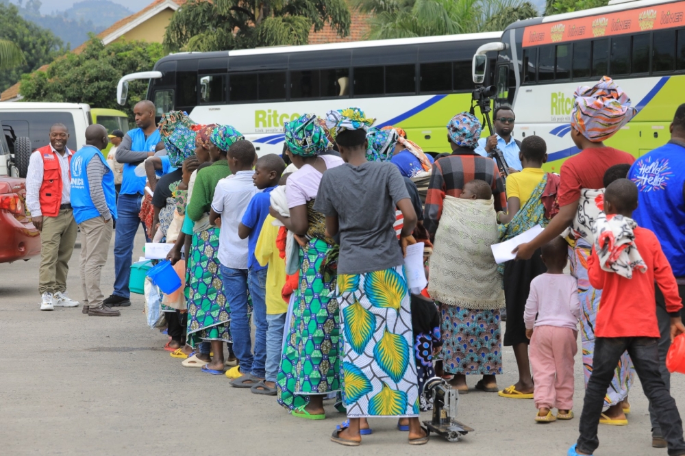 The new returnees will be hosted at Nyarushishi transit centre in Rusizi District.