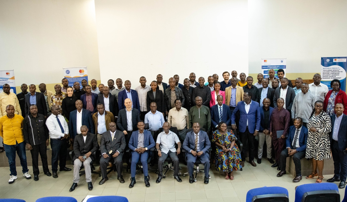 Officials and participants pose for a group photo during the closing ceremony of the Leaders in Teaching (LIT) program.