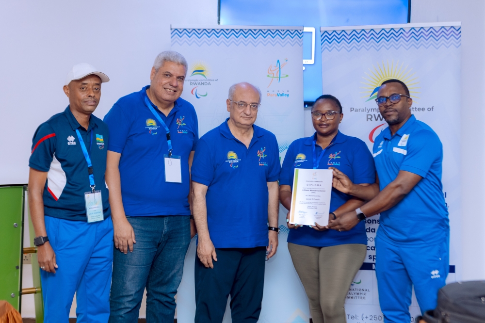 Liliane Mukobwankawe was certified a second l coaching level certificate