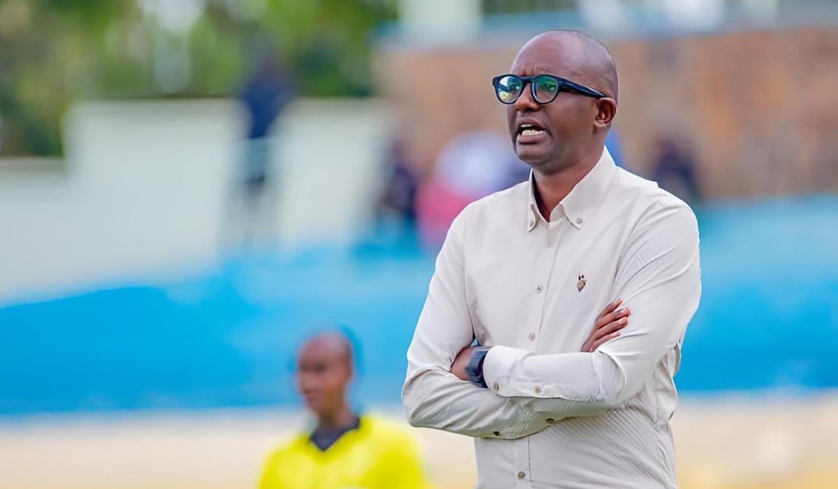 SC Kiyovu head coach, Francis Christian Haringingo. Courtesy Photo