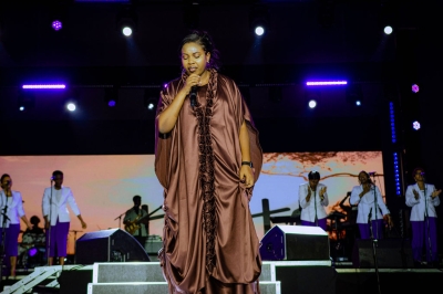 Jesca Mucyowera celebrates divine timing with powerful live concert in Kigali. COURTESY