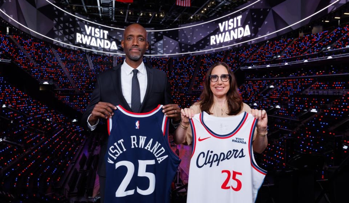 Visit Rwanda has signed long-term partnerships with the LA Clippers and LA Rams, making it the first African tourism brand to sponsor teams in both the NBA and NFL. Courtesy Photo.