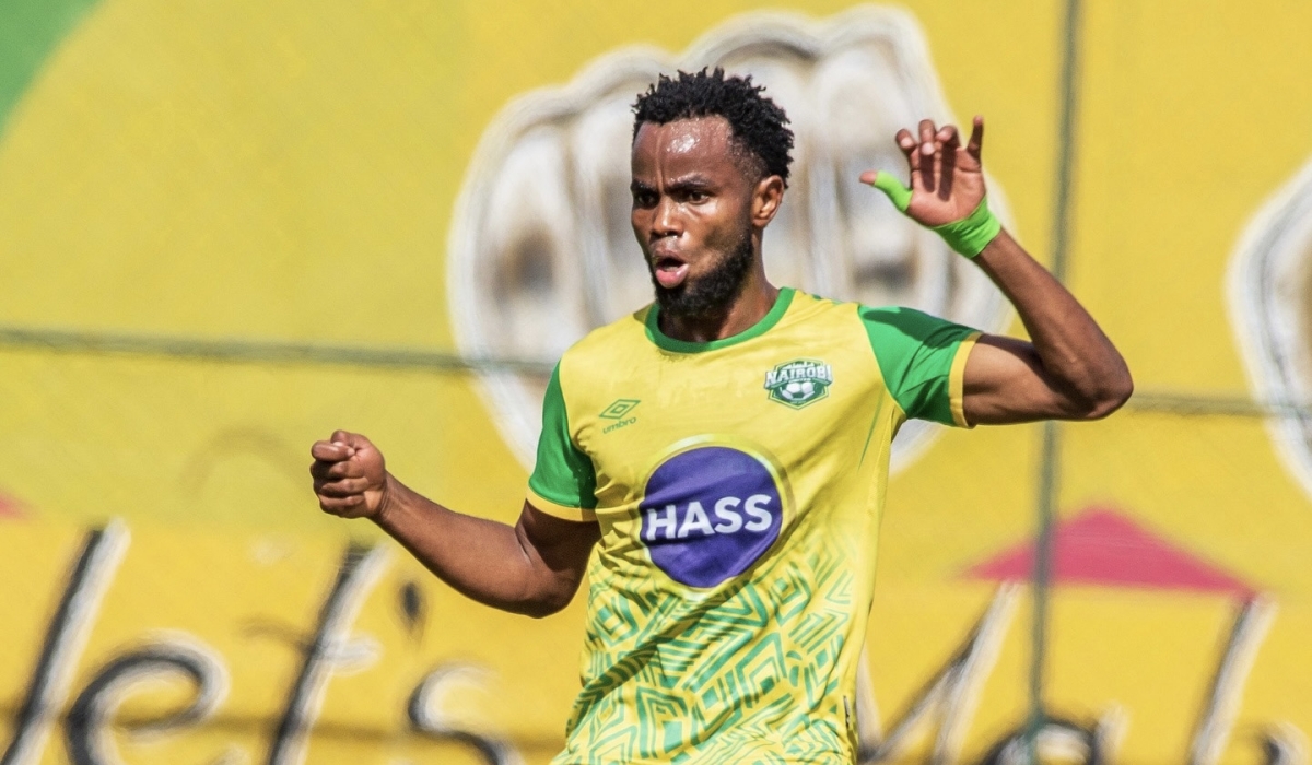 Prince Buregeya during a training session with Nairobi United FC. Photo: Courtesy.