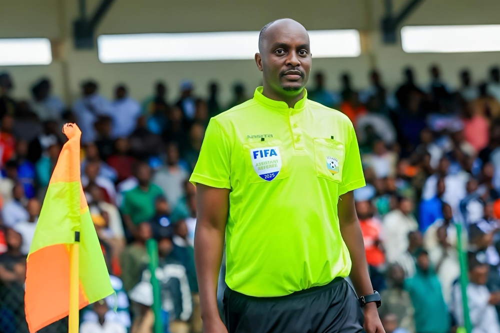 Rwanda Football Federation (FERWAFA) has suspended referee Justin Karangwa for four weeks following officiating errors during a Rwanda Premier League match between APR FC and Rutsiro FC on Saturday, November 1. Courtesy Photo