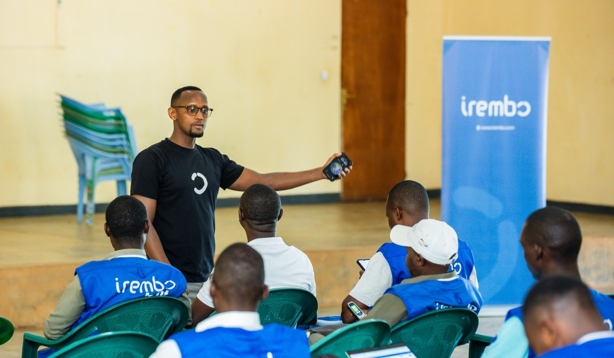 Irembo agents during a training session on assisting platform users. As the country advances its digital transformation agenda, platforms like Irembo remain central to achieving this goal. Courtesy Photo