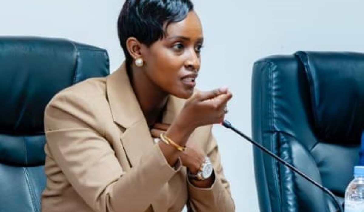 Sports Minister Nelly Mukazayire appears before the Public Accounts Committee on November 5 over queries raised by the Office of the Auditor General. The audit showed that Rwf9.7 billion was transferred to federations without proper monitoring mechanisms, Rwf129.9 million for sporting events lacked expenditure reports, and Rwf676.3 million was found to have been spent with no supporting documents. Photo: Courtesy