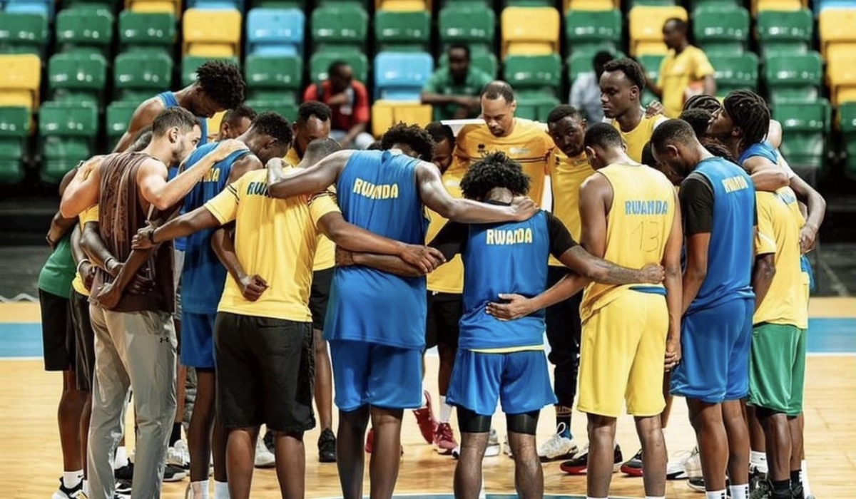 The men’s national basketball team during a residential training camp in preparation for the upcoming FIBA World Cup qualifiers, scheduled to take place in Tunisia from November 27 to 30.