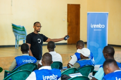 Irembo agents during a training session on assisting platform users. As the country advances its digital transformation agenda, platforms like Irembo remain central to achieving this goal. Courtesy Photo