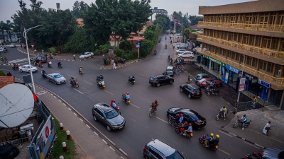 Chez Lando, one of the junctions set for major road upgrades. The junction improvements are part of the five-year Kigali Urban Transport Improvement Project, which aims to ease traffic flow in and around the capital. Photos by Keza Kellya Raissa