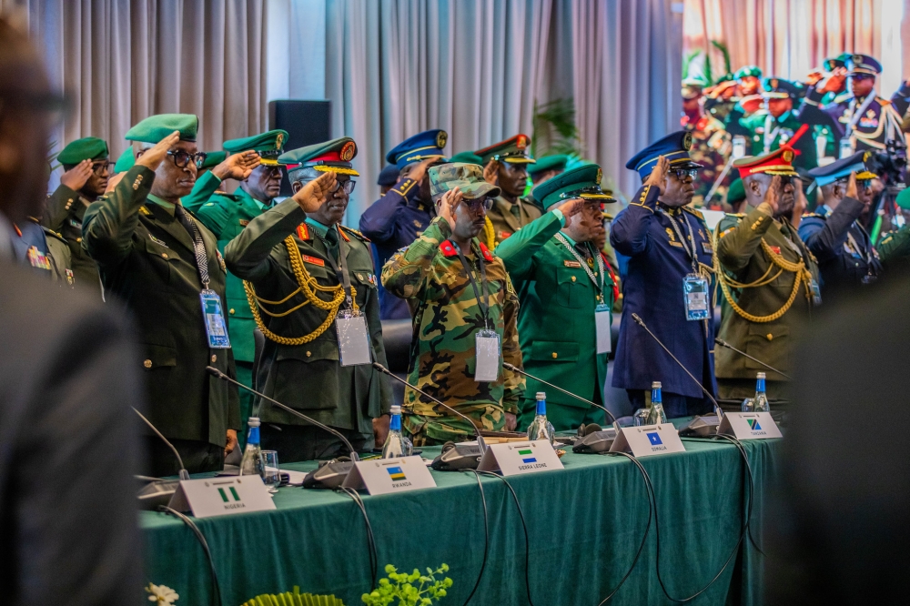 Delegates during the 19th African Conference of Commandants , in Kigali on November 10. Photos by Craish BAHIZI
