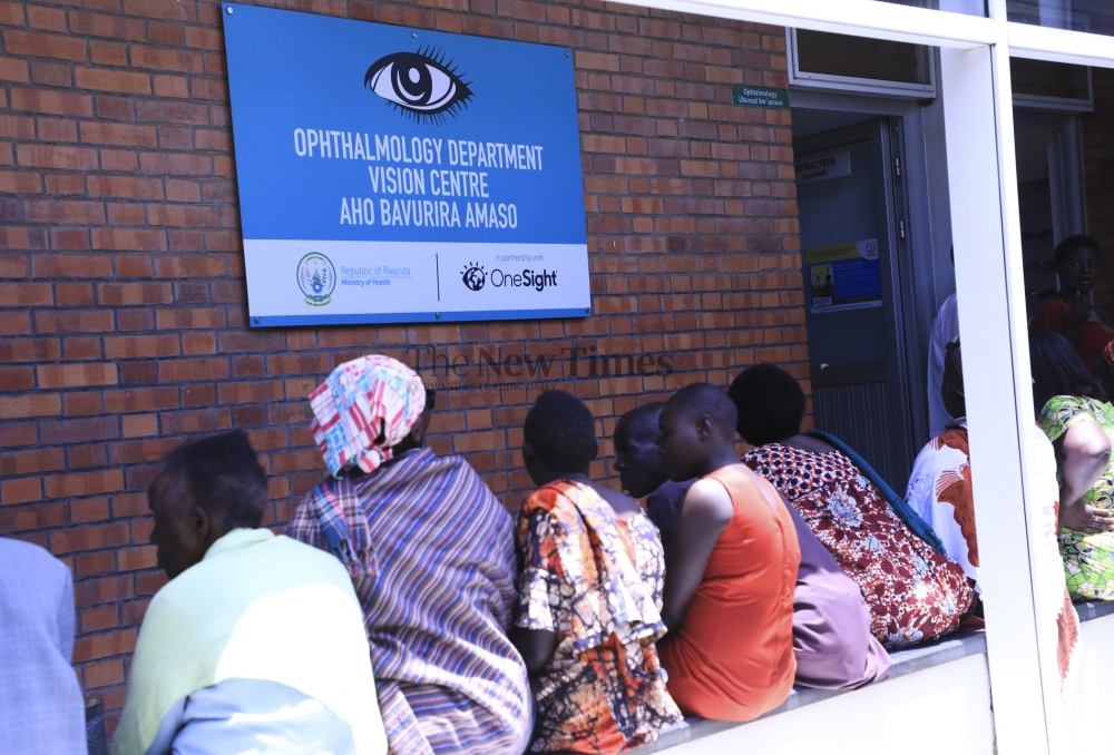 Patients wait for medical services at a hospital in Kigali. Photo by Craish BAHIZI