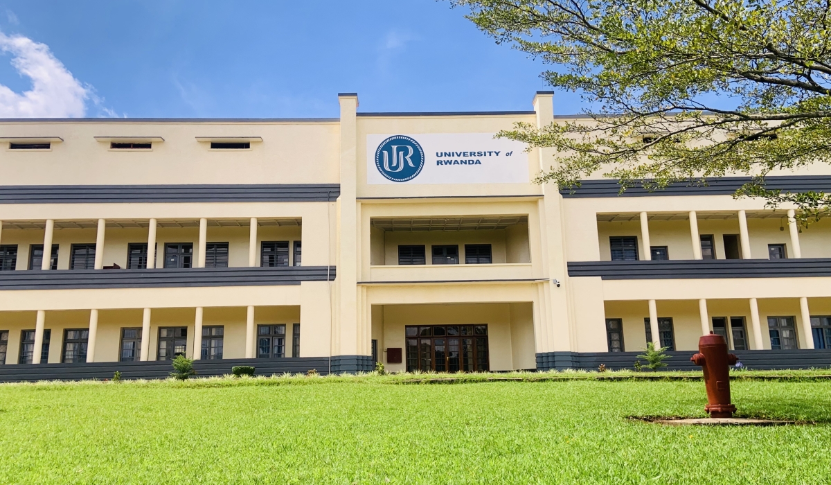 One of the buildings at University of Rwanda Huye campus.