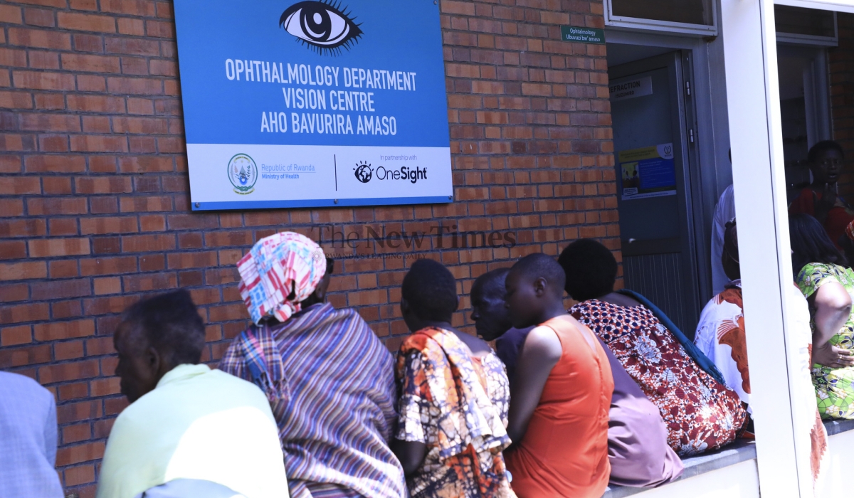 Patients wait for medical services at a hospital in Kigali. Photo by Craish BAHIZI