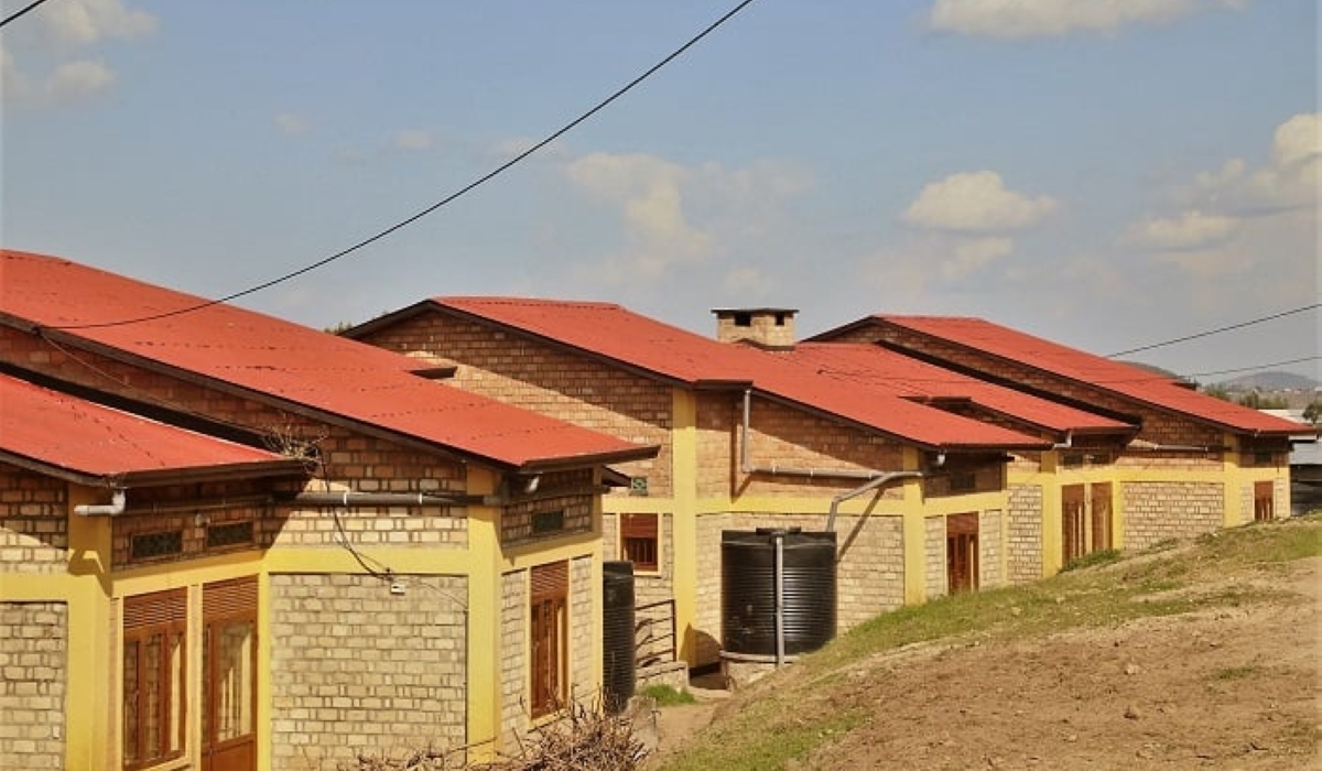 Some new houses that were given to the Genocide survivors in Ruhango District in 2021. The government has unveiled plans to construct 296 new houses for vulnerable survivors of the 1994 Genocide against the Tutsi. file