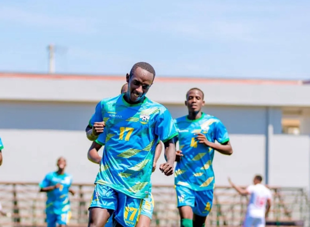 Rayon Sports mideifelder Jesus Paul Sindi during a training session with the Rwanda U20. He was handed a debut call up in the senior national team-courtesy