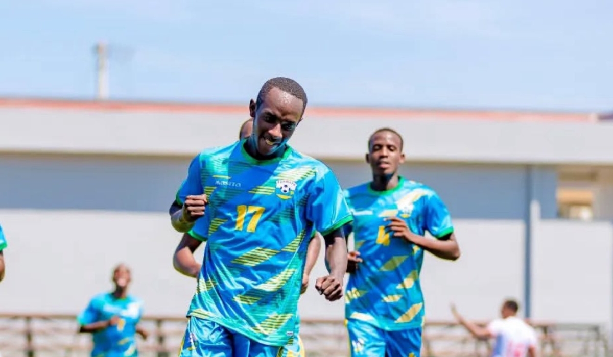 Rayon Sports mideifelder Jesus Paul Sindi during a training session with the Rwanda U20. He was handed a debut call up in the senior national team-courtesy