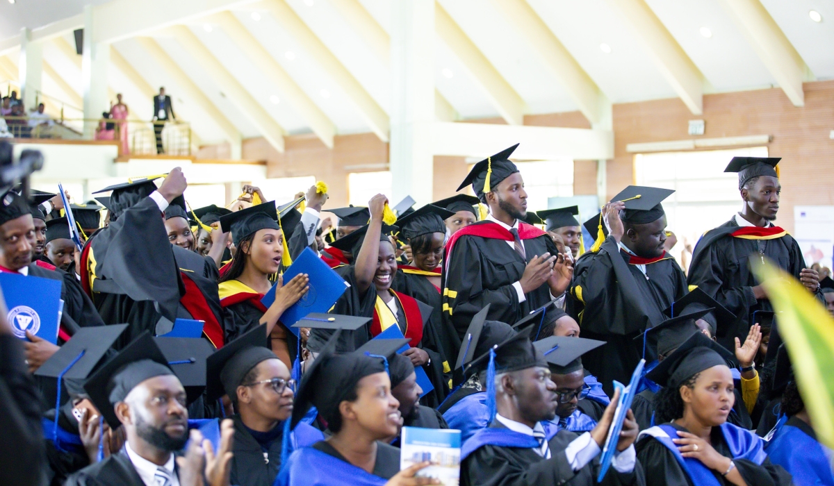 The Adventist University of Central Africa graduates during the universitty&#039;s 31st graduation ceremony in Masoro, Gasabo District on Sunday, November 16. All photos by Emmanuel Dushimimana