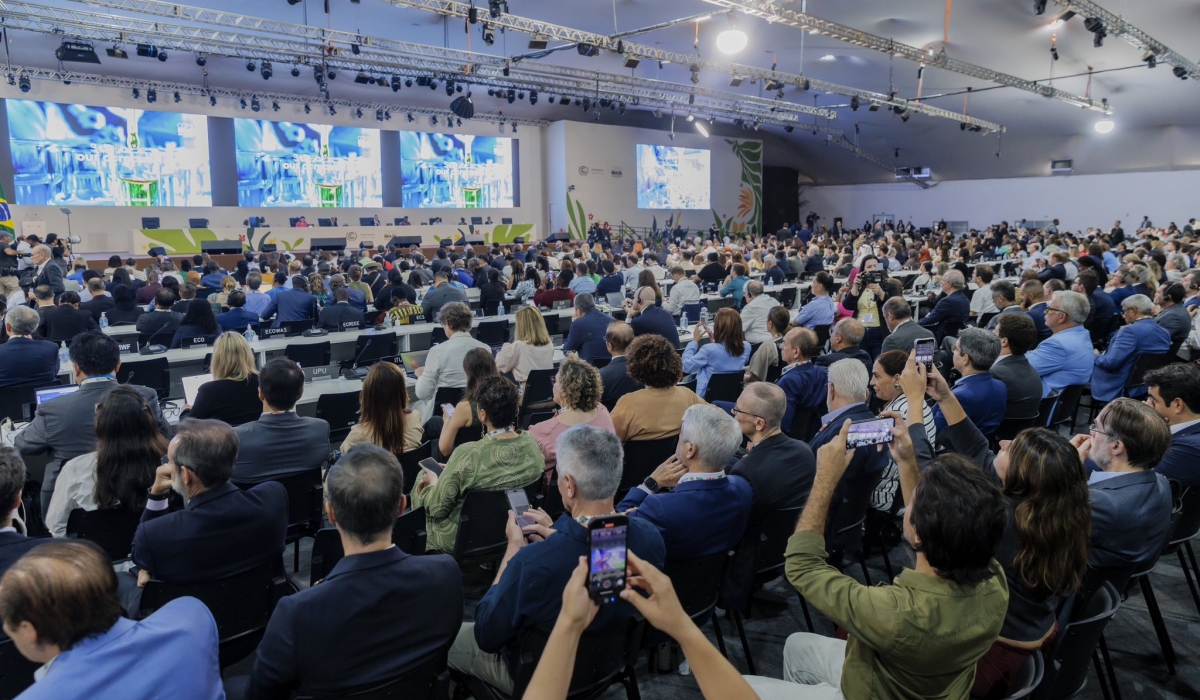 Delegates from all over the world meet at the COP30 UN Climate Change Conference in Brazil on November 10. Courtesy