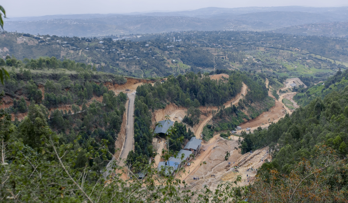 A view of GAMICO Bashyamba mine in Nyarugenge District. Courtesy