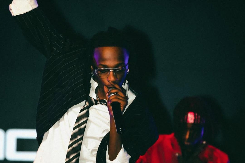 Rising Afrobeat singer Diez Dola performing at a past event, He is one of Rwanda&#039;s most promising artistes of his generation-courtesy