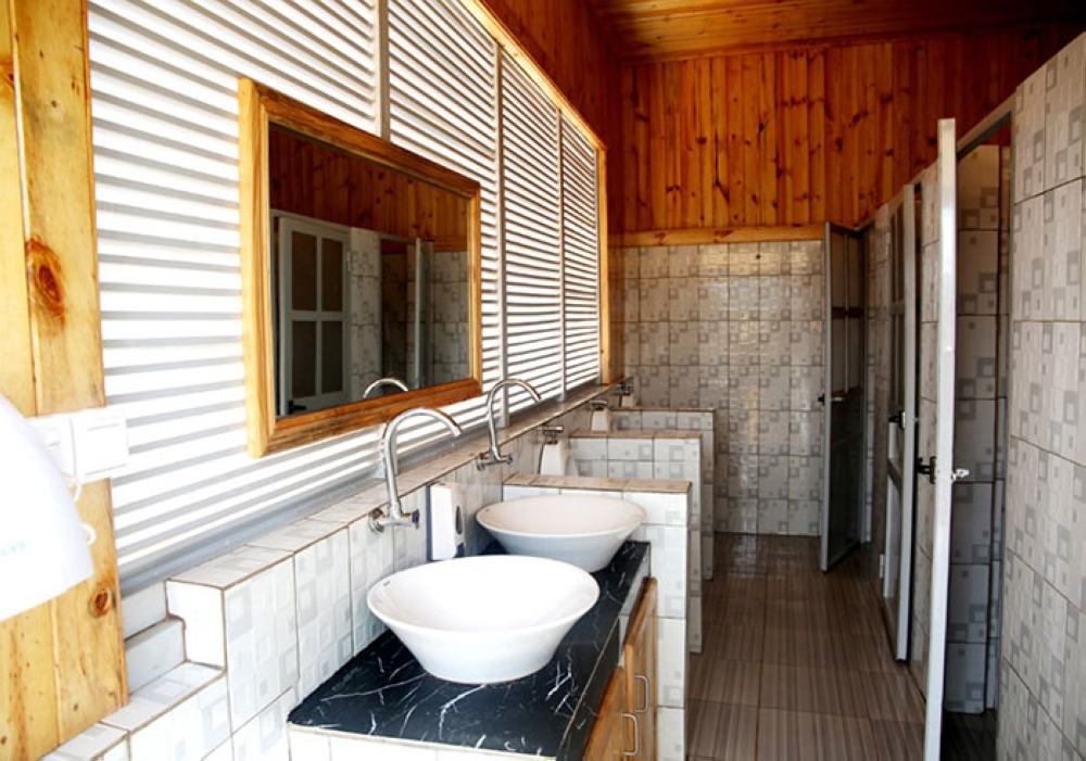 A public washroom at Rwandex in Kigali. File