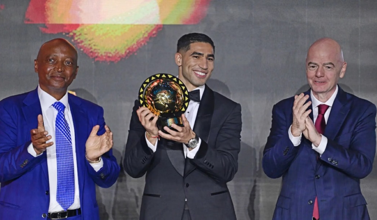 PSG&#039;s Achraf Hakimi has been voted African best player of the year