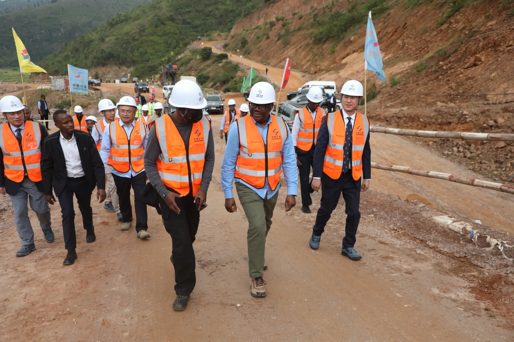 Prime Minister Justin Nsengiyumva visited the Nyabarongo II Hydropower Plant on Friday, November 21. All photos by Craish Bahizi.