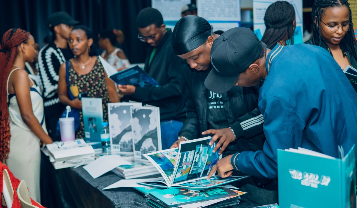 It featured 19 comic books and eight animations created by 20 Rwandan artists, the display that highlighted the powerful rise of a new generation of illustrators and digital storytellers. 