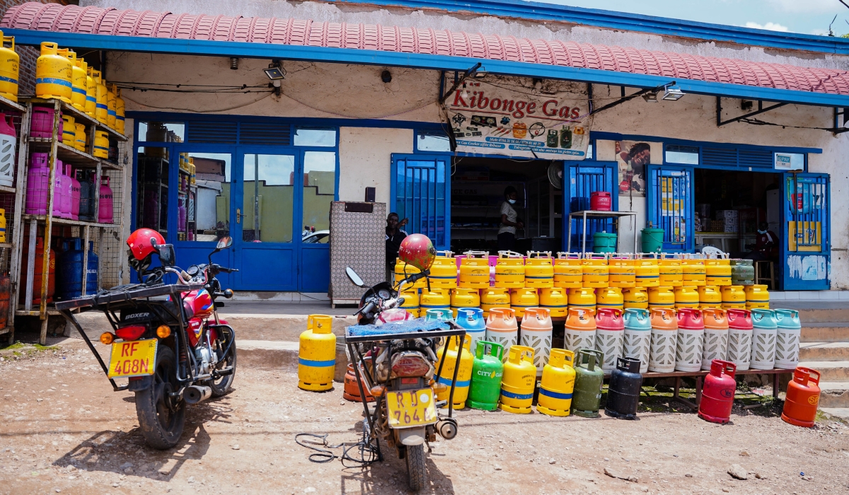 A liquefied gas shop in Gihogere, Remera. Courtesy