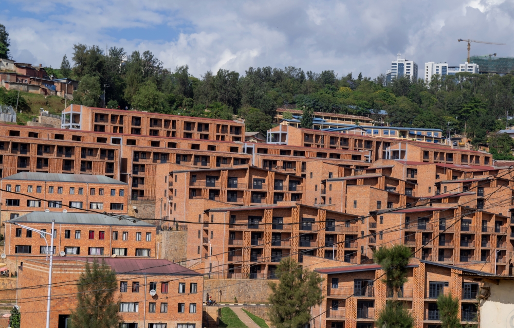A view of Mpazi rehousing model in Gitega Sector, Nyarugenge District, Kigali, as of May 16, 2025. The government plans to roll out similar projects in other parts of the country in line with improving urban housing (courtesy)