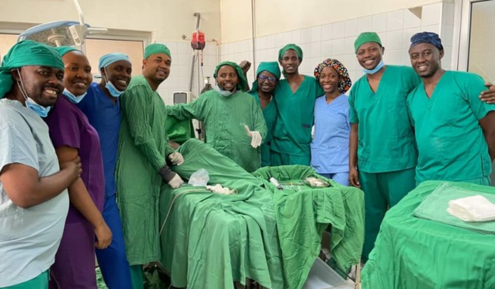 Maternal-fetal medicine specialists successfully performed an intrauterine fetal blood transfusion on a pregnant woman at 27 weeks of gestation at the University Teaching Hospital of Kigali (CHUK) on Thursday, January 16. Courtesy