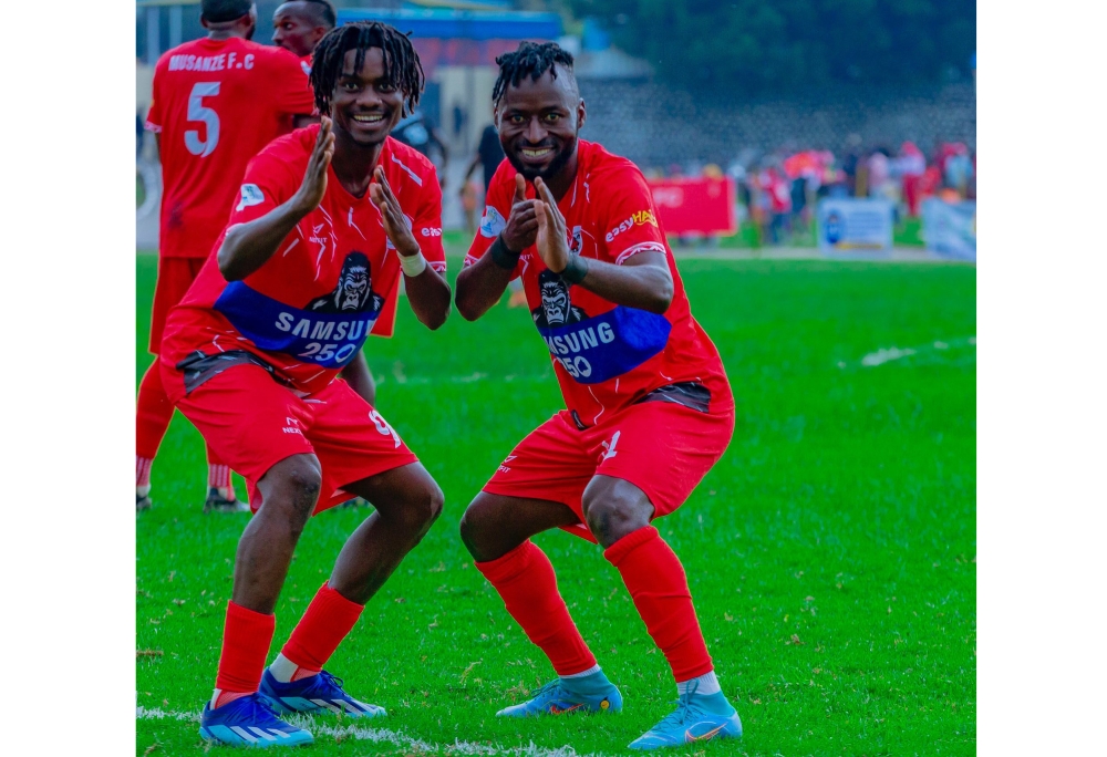 Striker Hussein Tshabalala Shabani was on target as Musanze FC beat APR FC 3-2 at Ubworoherane Stadium on Saturday, November 22, to hand them the first league defeat of the season. Photo courtesy
