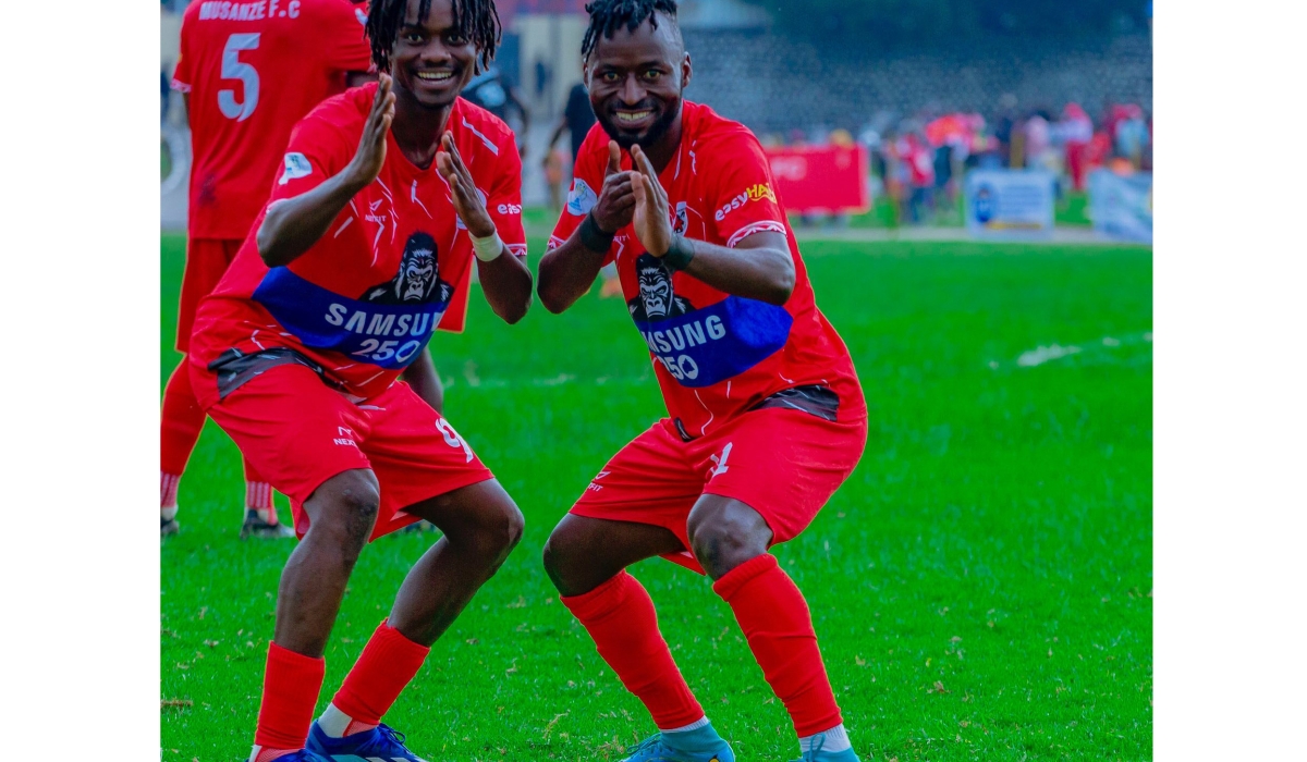 Striker Hussein Tshabalala Shabani was on target as Musanze FC beat APR FC 3-2 at Ubworoherane Stadium on Saturday, November 22, to hand them the first league defeat of the season. Photo courtesy