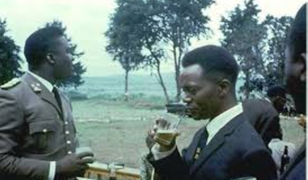 Former presidents of Rwanda Gregoire Kayibanda and Juvenal Habyarimana.