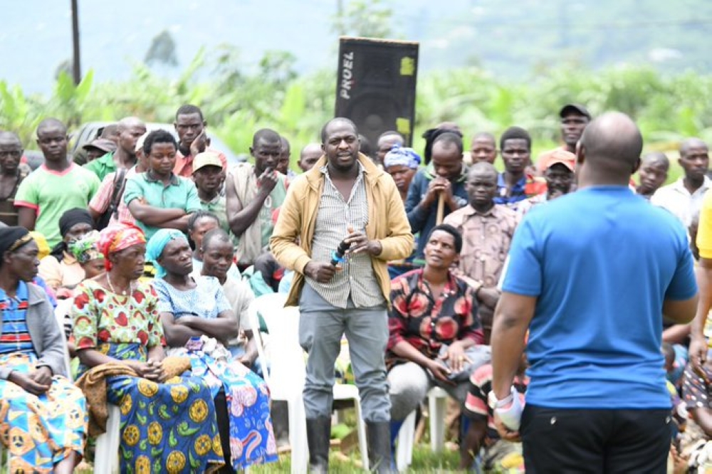 Residents gather every Tuesday to discuss challenges, propose solutions, and monitor progress on public programs. Courtesy