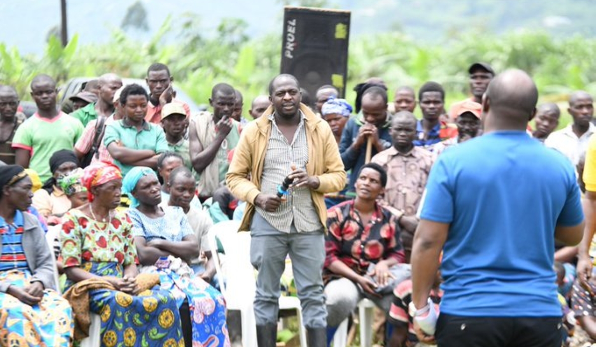 Residents gather every Tuesday to discuss challenges, propose solutions, and monitor progress on public programs. Courtesy