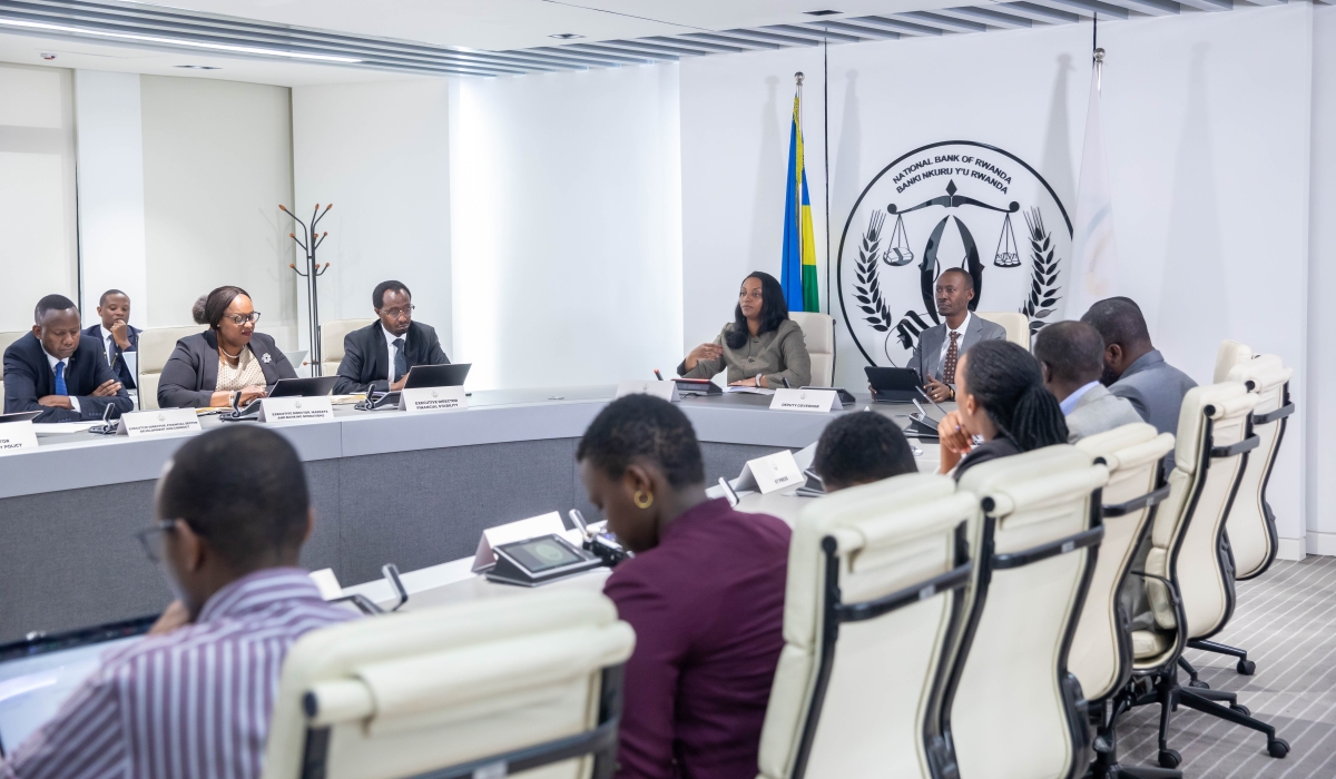 Central Bank Governor Soraya Hakuziyaremye speaks during a media briefing as the bank presented findings from its third-quarter 2025 Financial Stability and Monetary Policy Committee meetings on November 20. Photo: File.

