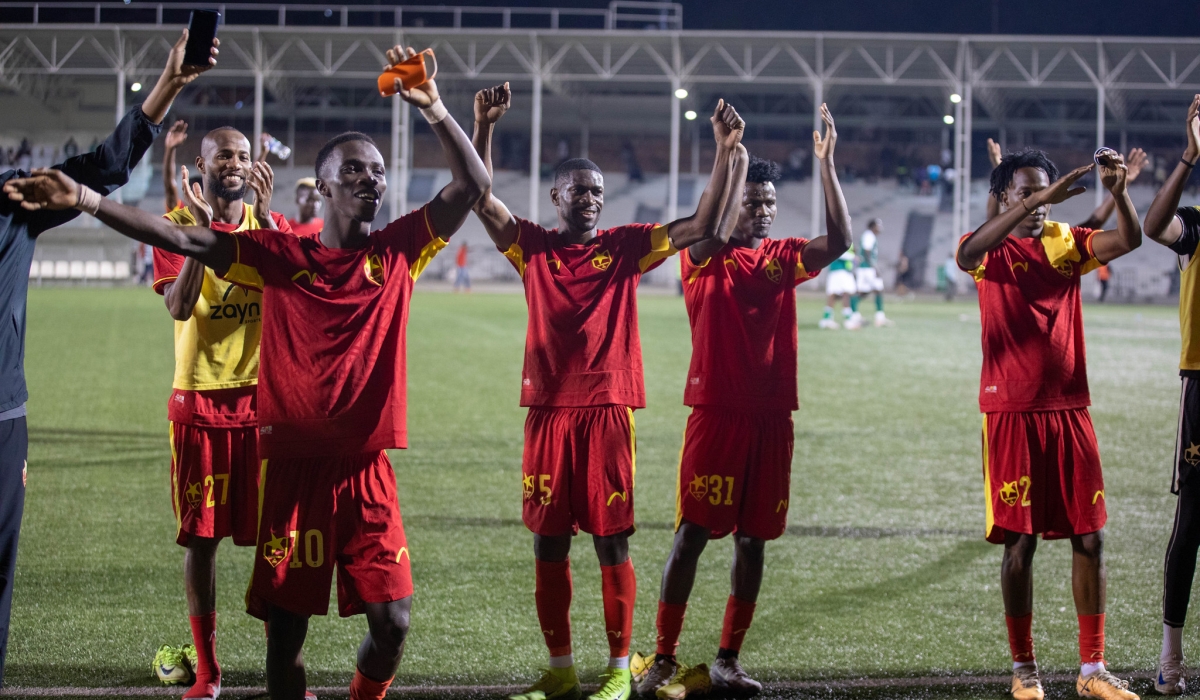 Al-Merreikh players thank their fans for their support on club&#039;s  Rwanda Premier League debut match against Kiyovu on Monday, November 24. Photo by Craish Bahizi